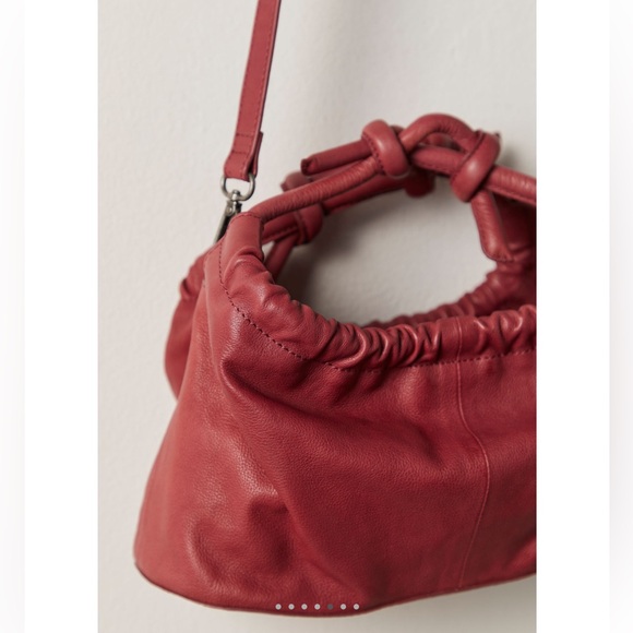 NWT Free People Head Over Heels Crossbody Bag Wine Red $138 retail New in Pkg - Picture 4 of 9